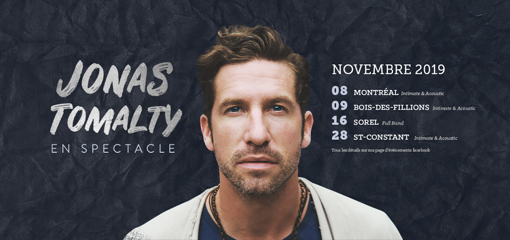Jonas Tomalty - Novembre 2019